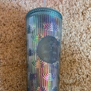 Starbucks 2022 Spring Green Iridescent Mermaid Wave Venti Tumbler 24oz Cup